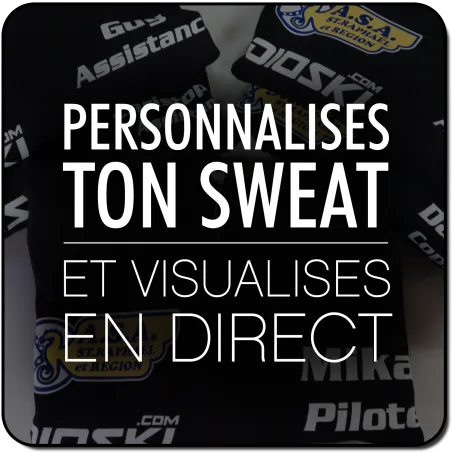 Sweat Bicolore Personnalisables