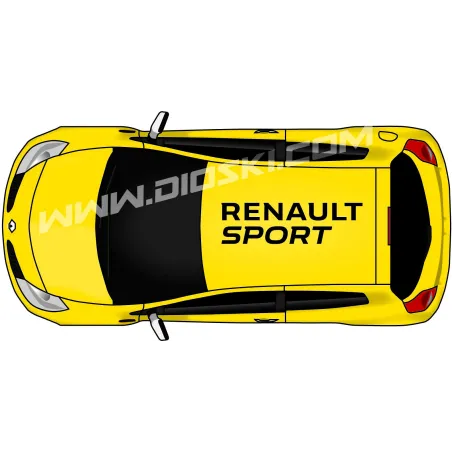 Stickers de toit Renault Sport New