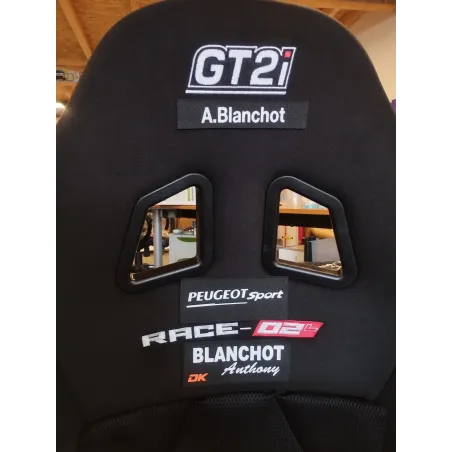 Scratch Velcro Baquet Rallye Personnalisé