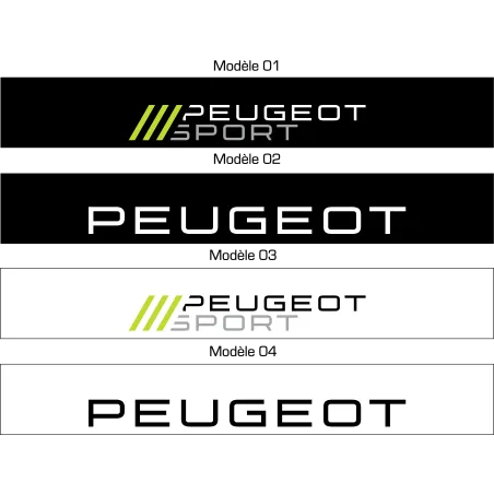 Bande pare soleil Peugeot Sport 7