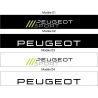 Bande pare soleil Peugeot Sport 7
