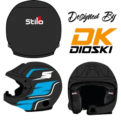 Kit déco casque rallye "Waves"