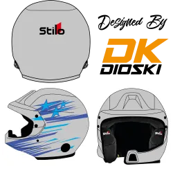 Stickers Helmet Decal "Stars"