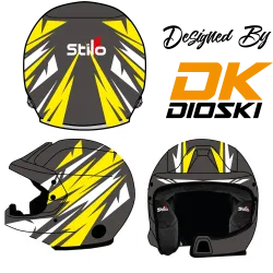 Kit déco casque rallye "Flash"