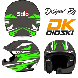 Stickers Helmet Decal "Flash v2"