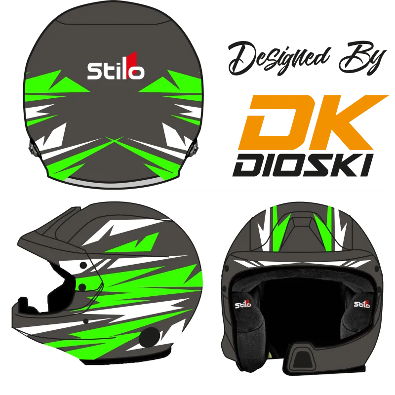 Kit déco casque rallye "Flash v2"