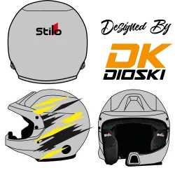 Kit déco casque rallye "Flash v3"