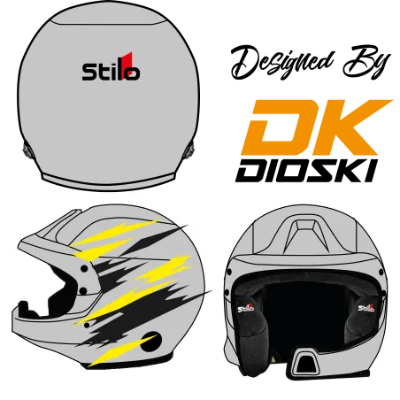 Kit déco casque rallye "Flash v3"