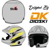 Kit déco casque rallye "Flash v3"