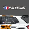 Lettrage rallye noms pilote ou copilote 13