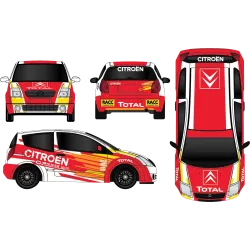 Graphic kit Citroën C2 R2 or S1600 Sordo