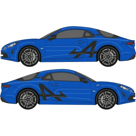 Kit 2 stickers Alpine grand A