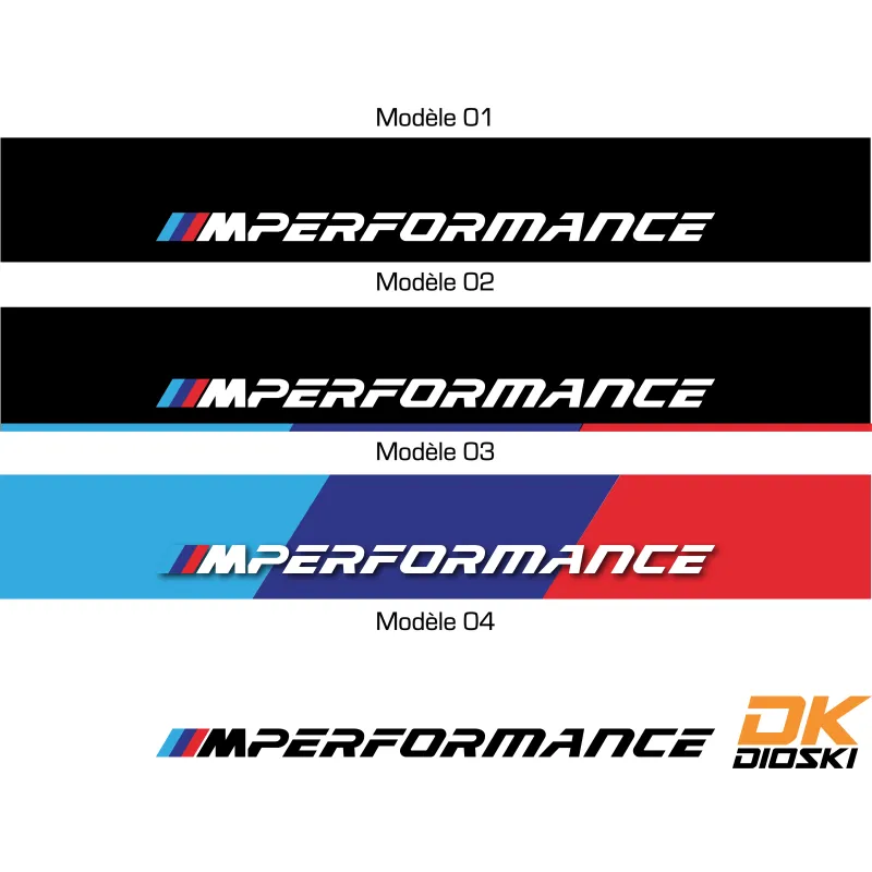 Bande pare soleil BMW M Performance 1