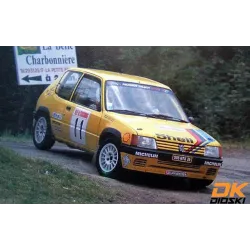 Graphic kit 205 Rallye Mousquetaires