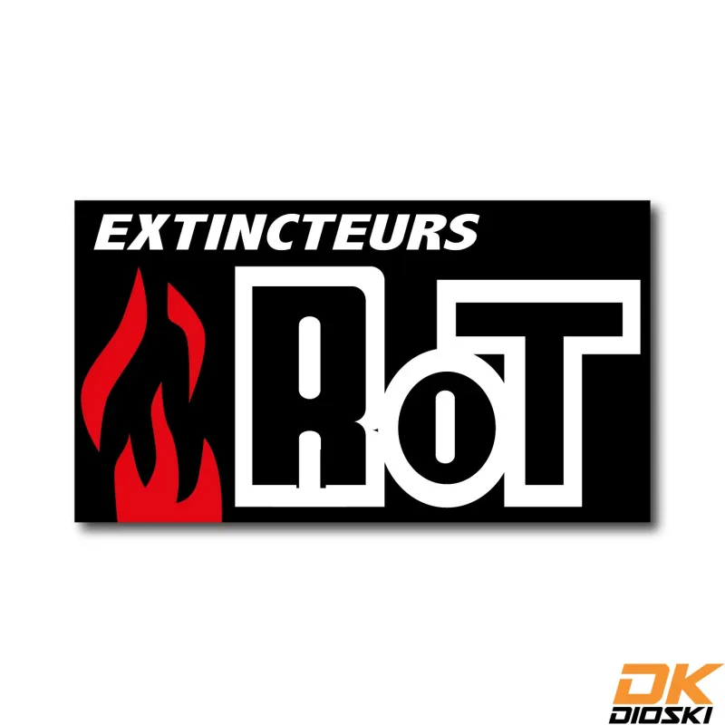 Autocollant Extincteurs ROT