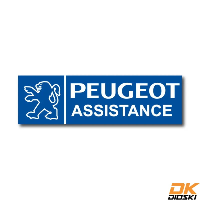 Autocollant Peugeot Assistance