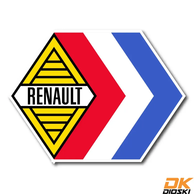 Autocollant Renault Old Gauche