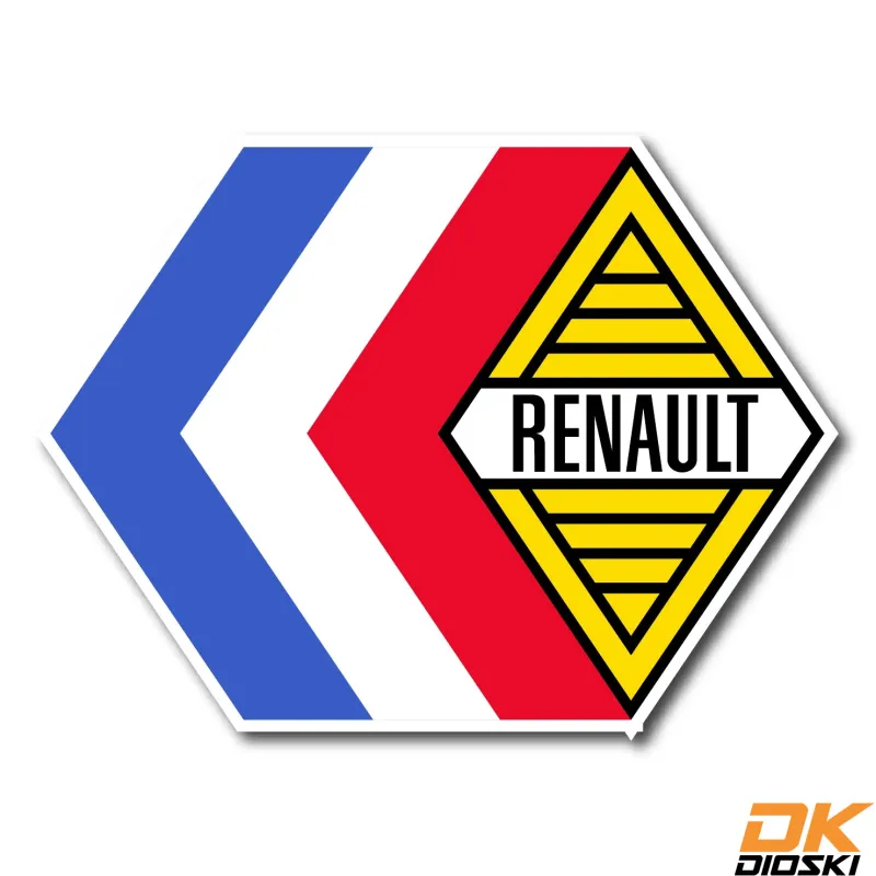 Autocollant Renault Old Droite