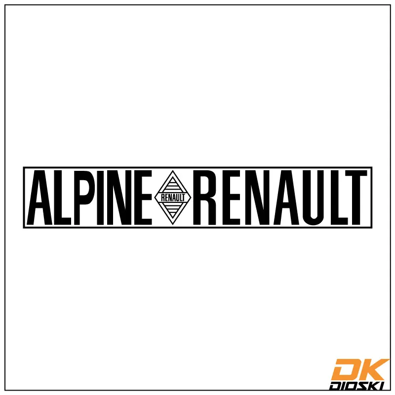 Autocollant Alpine Renault Old