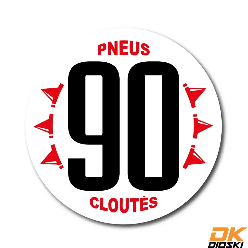 Autocollant Pneus Clou 90 Old