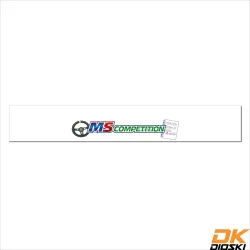 Bande pare soleil MS Compétition logo 60cm