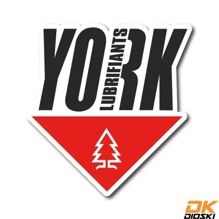 Autocollant York Lubrifiants