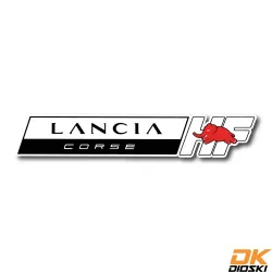 Autocollant Lancia HF Corse