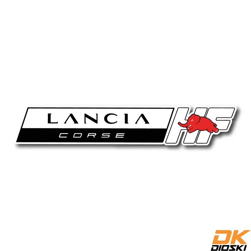 Autocollant Lancia HF Corse