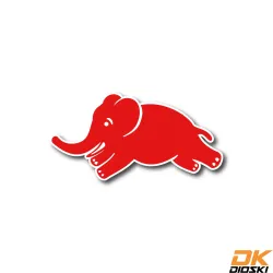 Autocollant Lancia HF Éléphant