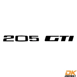 Autocollant Peugeot 205 GTi