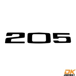 Autocollant Peugeot 205