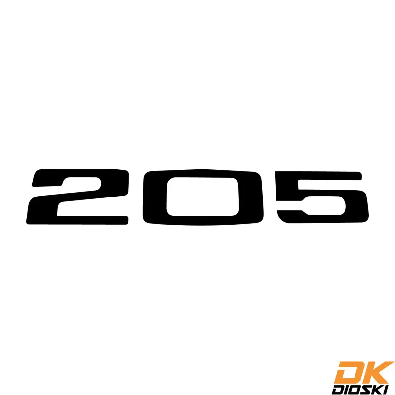 Sticker Peugeot 205