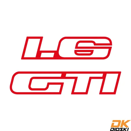 Autocollant Peugeot 205 GTi Custode 1.6