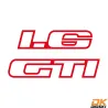 Autocollant Peugeot 205 GTi Custode 1.6