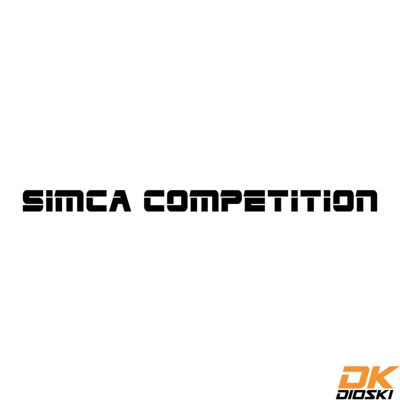 Autocollant Simca Compétition