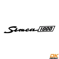 Autocollant Simca 1000