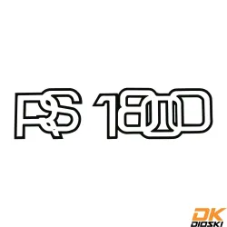 Autocollant Ford Escort RS 1800