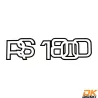 Autocollant Ford Escort RS 1800