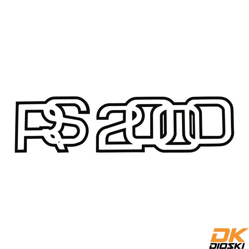 Autocollant Ford Escort RS 2000