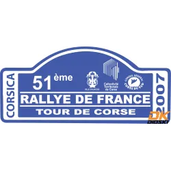 Stickers Rallye Tour de Corse 2007